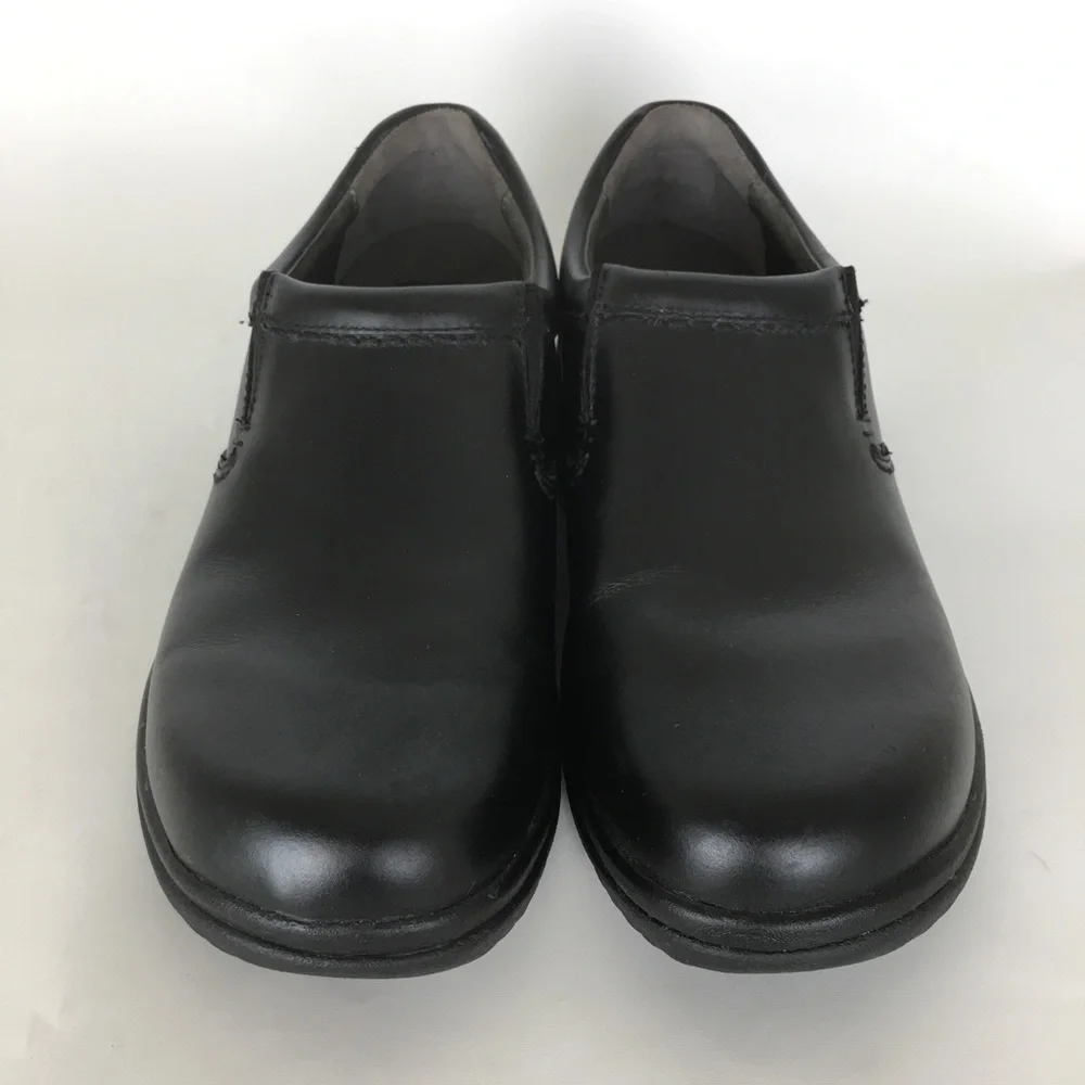 DANSKO Wynn Leather Clog Slip On Non Slip Black Men's Shoes U.S. 9.5-10 EU 43